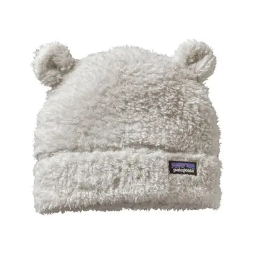 NWT Patagonia Baby Furry Friends Hat- Birch White